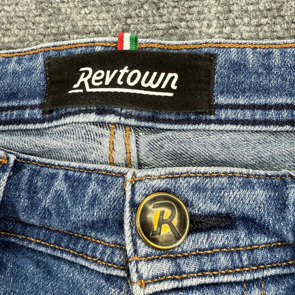 Revtown Jeans Men 32x30 (Fit 33x28) Tapered Selvedge Decade Denim Cotton Linen - Picture 3 of 15